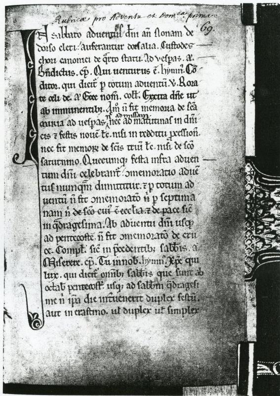 Chartres, BM, ms. 1058, p. 69