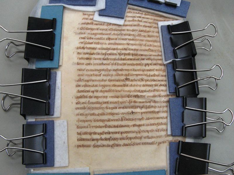 12. A completely stretched folio of Ms. 83.